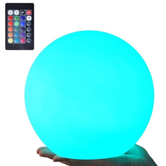 8-inch LED Light Ball: 16 Colors Dimmable Globe Cosplay (Inside Out) or Decor - Picture 2 of 8